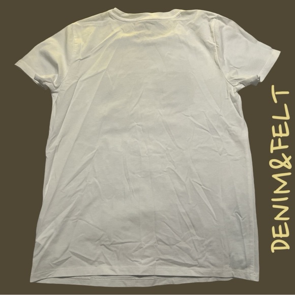 Michael Kors White/Gold Logo Aviator Print Organic Cotton T-Shirt | NEW/NWT!!🕶️ - Picture 7 of 8